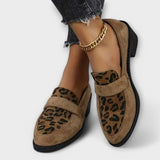 Carla - Zapatos de señora elegantes con estampado de leopardo