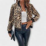 Raquel - Abrigo de Leopardo Elegante