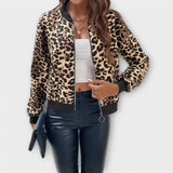 Raquel - Abrigo de Leopardo Elegante