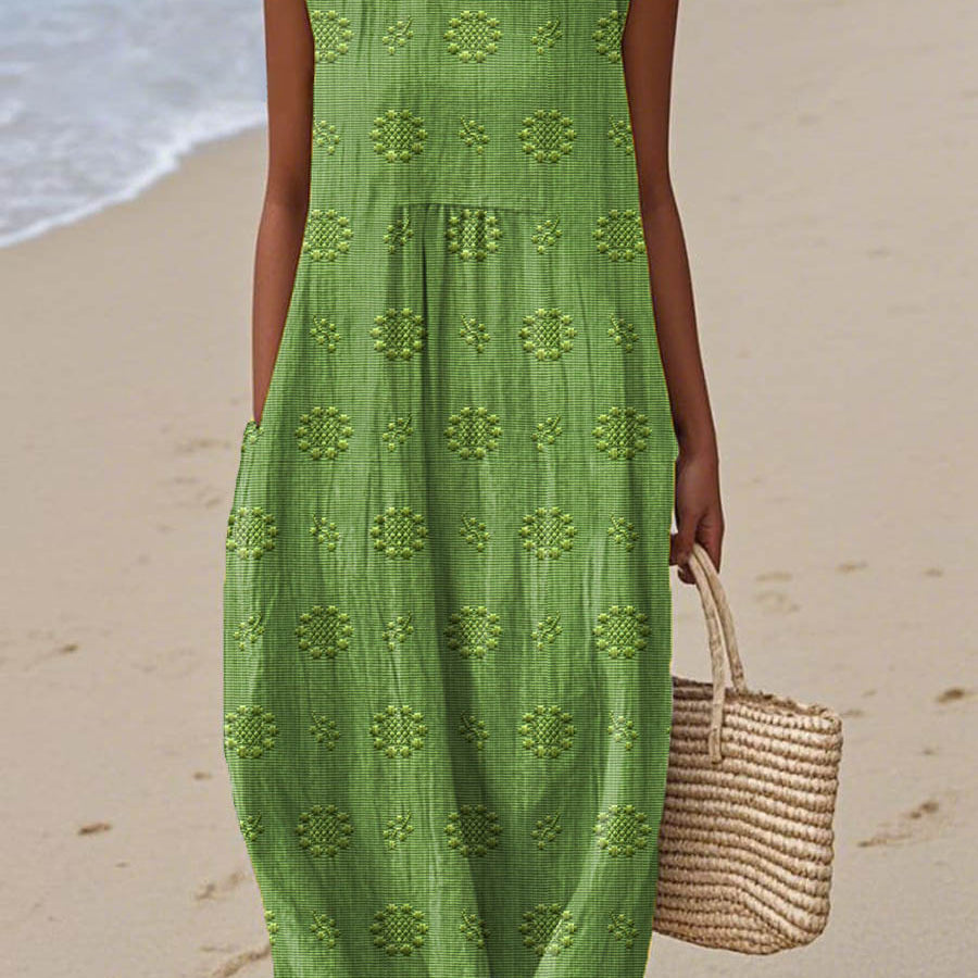 Franca - Vestido de algodón sin mangas