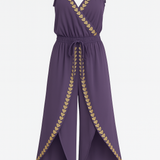 Lorena - Vestido Mono Detalles Dorados