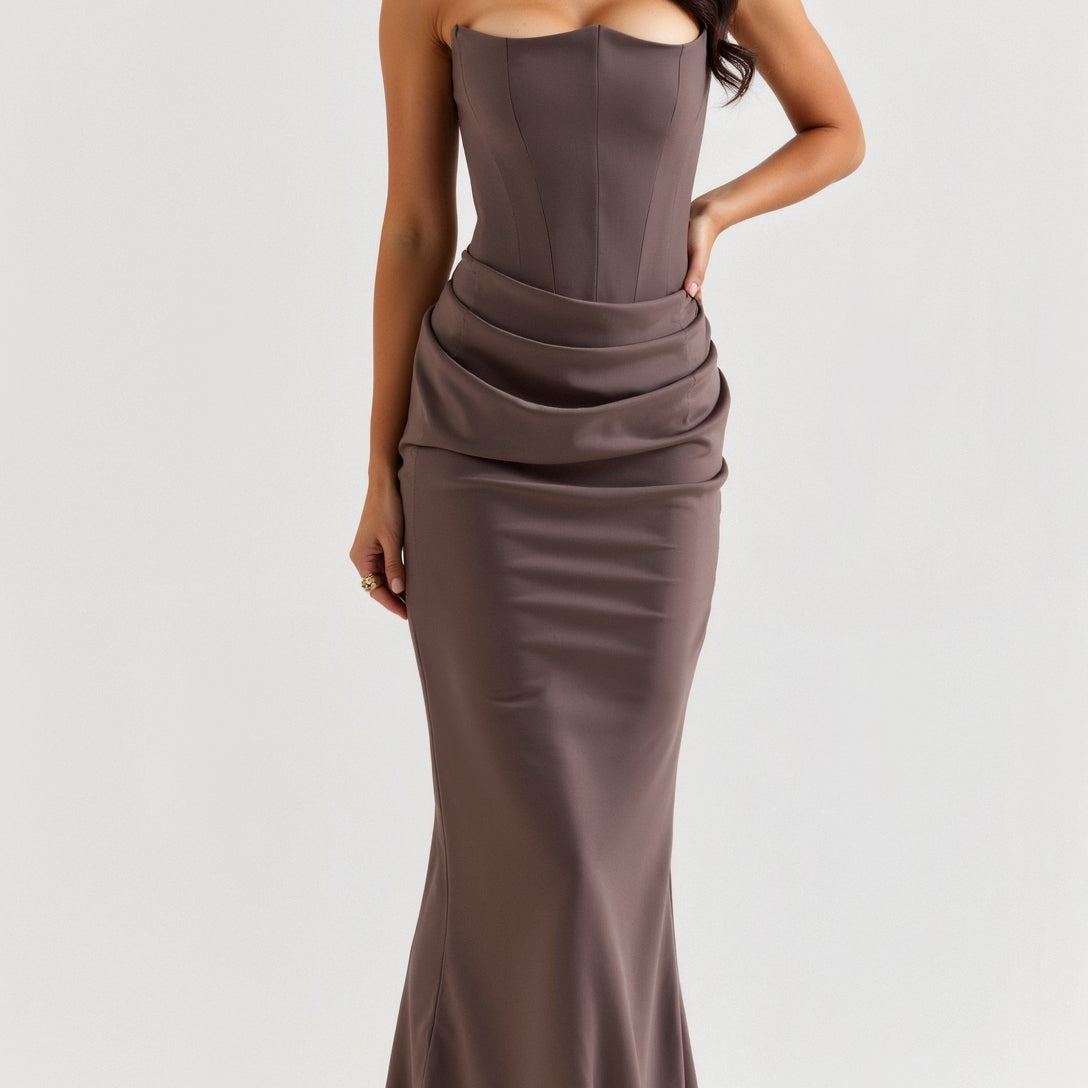 Esmeralda - Vestido largo con corsé