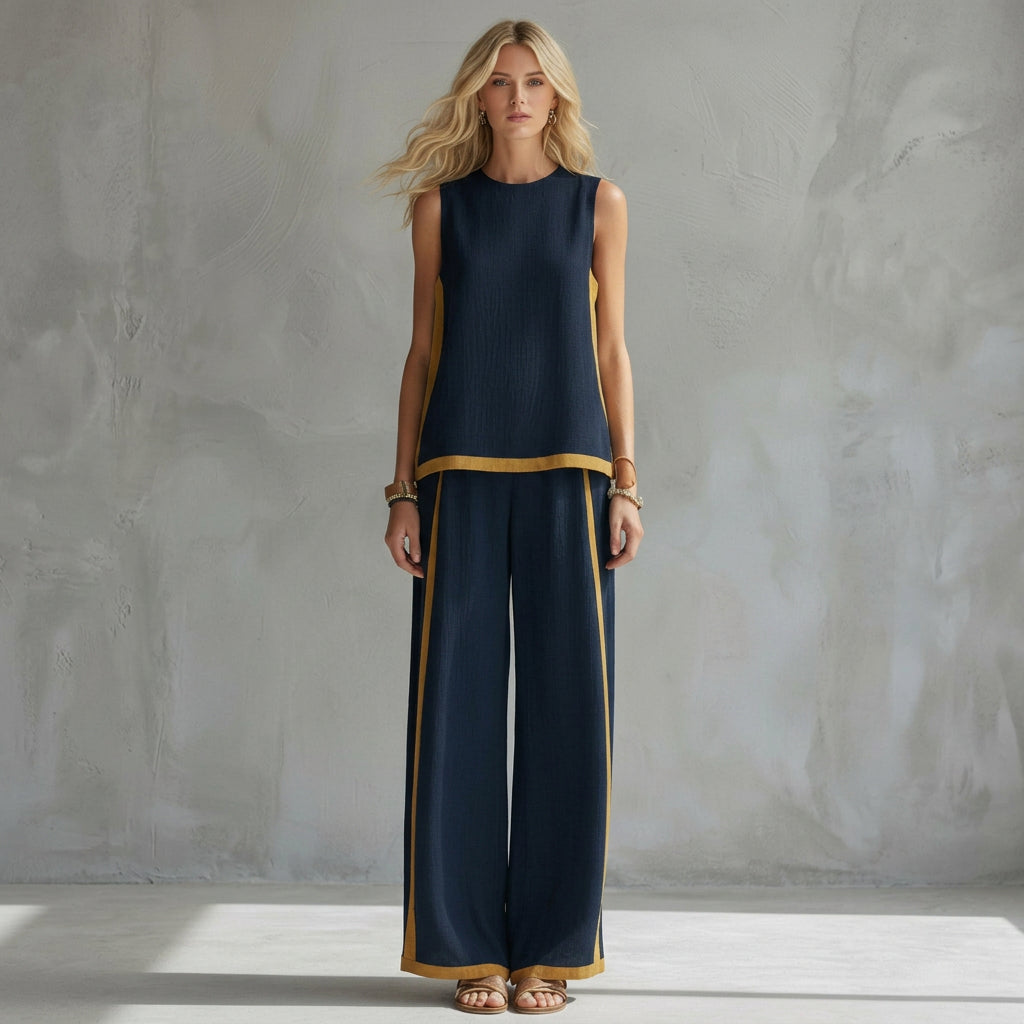 Teresa - Conjunto Elegante de Lino