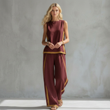 Teresa - Conjunto Elegante de Lino