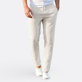 Hélder - Pantalones Casual Ligeros de Lino