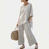 Clarisse - Conjunto Blusa Asimétrica