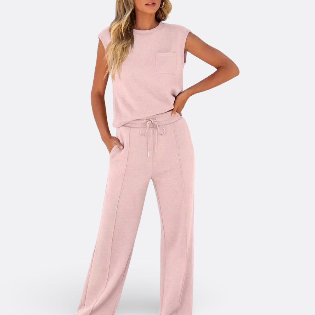 Íris - Conjunto Casual en Tejido Suave Lounge