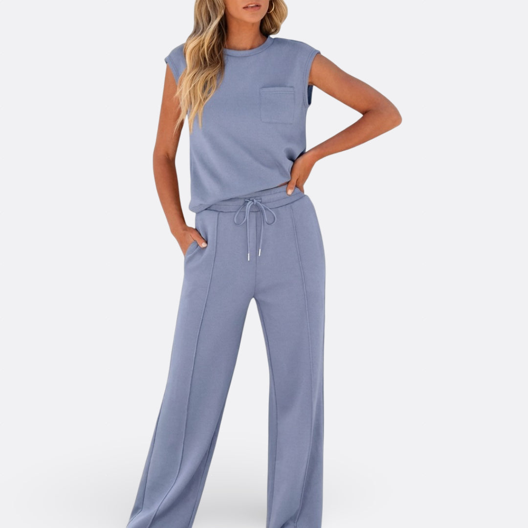 Íris - Conjunto Casual en Tejido Suave Lounge