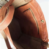 Elle - Bolsa de hombro clásica de piel