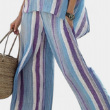 Laura - Conjunto Rayas Malva