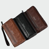 Cartera de cuero atemporal