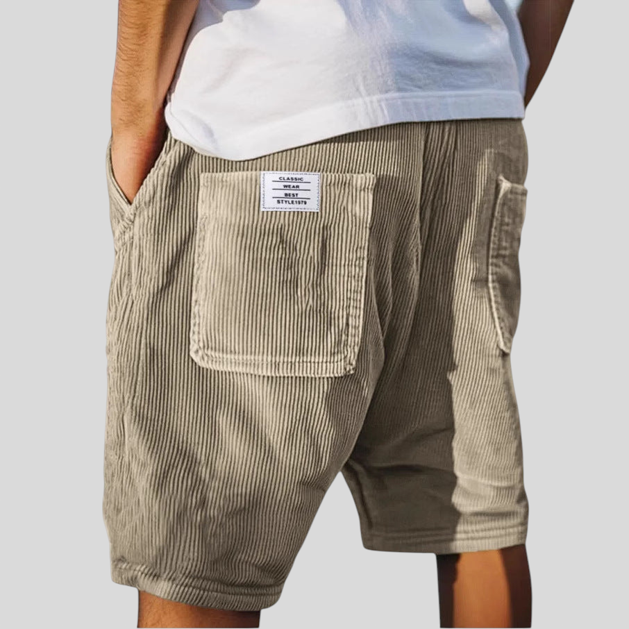 Pedro - Pantalones Cortos Elegantes de Terciopelo