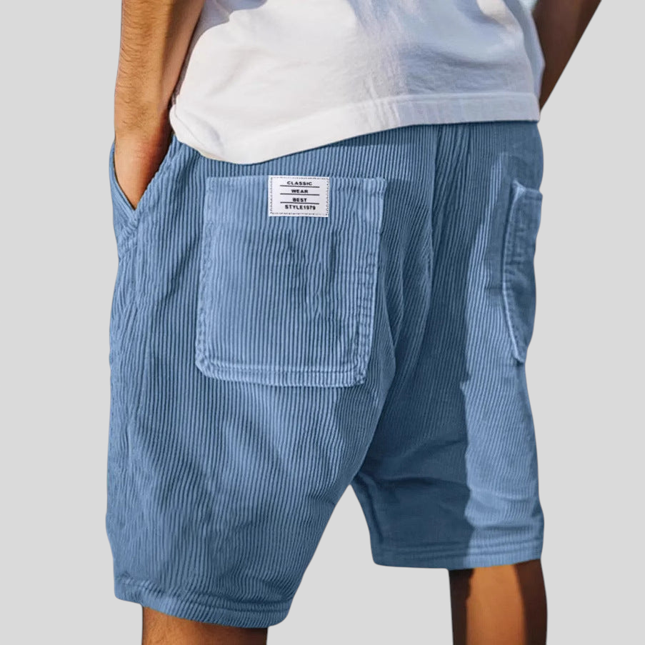 Pedro - Pantalones Cortos Elegantes de Terciopelo