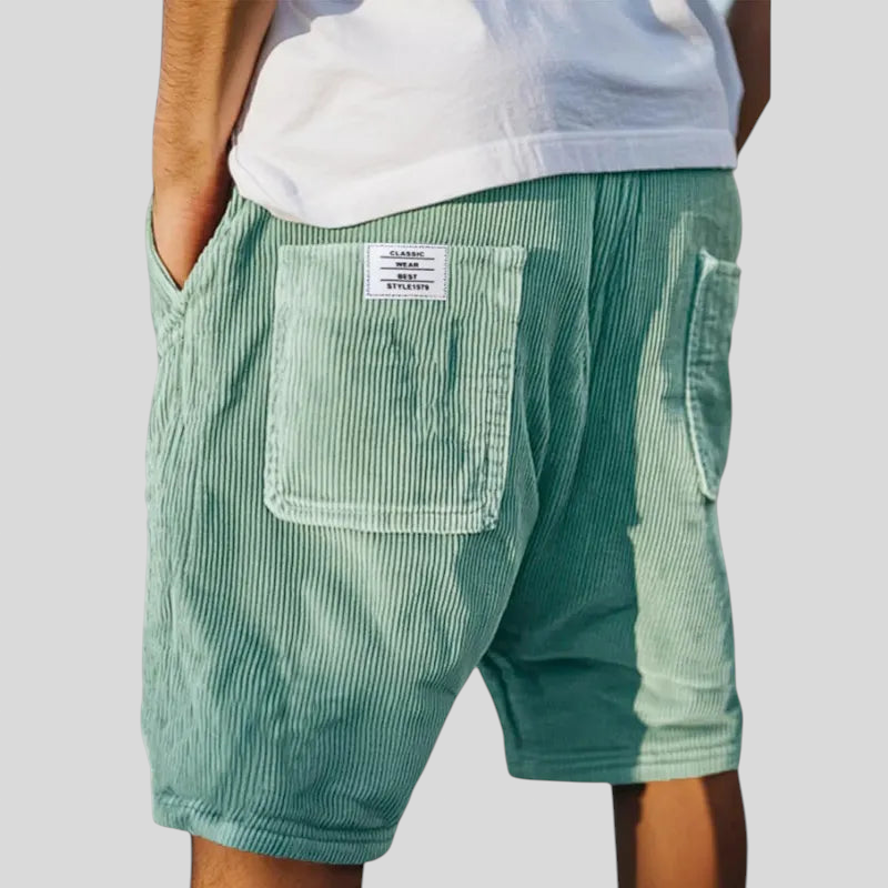 Pedro - Pantalones Cortos Elegantes de Terciopelo