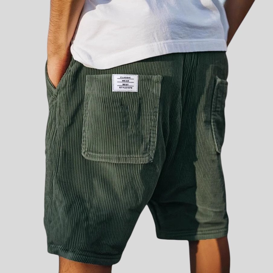Pedro - Pantalones Cortos Elegantes de Terciopelo