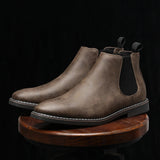 Dinis - Botines Chelsea de Cuero
