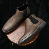 Dinis - Botines Chelsea de Cuero