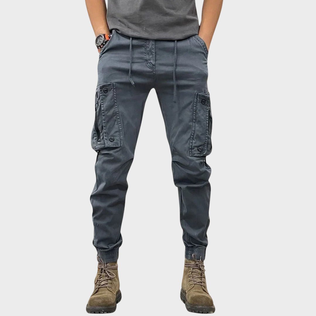 Marco - Pantalones cargo y stretch con bolsillos