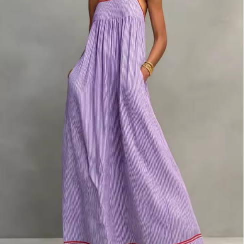 PÂMELA | VESTIDO MAXI FLUIDO DE VERANO