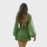 Vestido León Dorado