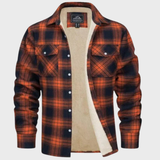 Tiago - Chaqueta Trucker Rayas de Forro Polar