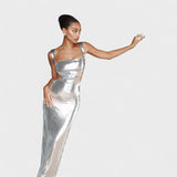 Sparkle Silver - Vestido de gala noche