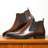 Pedro - Botines Chelsea de Cuero