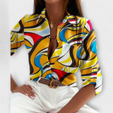 Romina - Blusa de cuello clásico