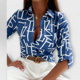Romina - Blusa de cuello clásico