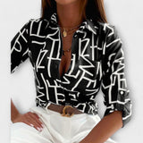 Romina - Blusa de cuello clásico